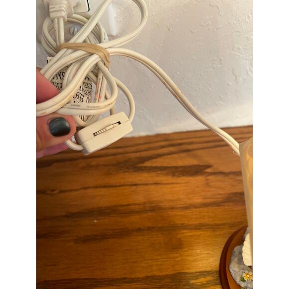 Hour Of Power Christian verses vintage 2003 Mini Dove floral lamp - Picture 8 of 8